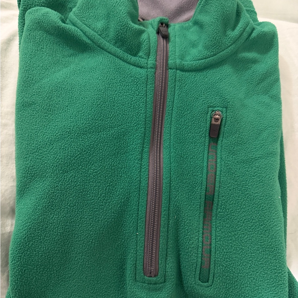 Under Armour Green and Gray Men's Sweater